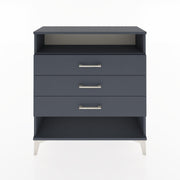 Woodntry Modular Dresser Anthracite 88x30x84 cm with Drawers and Shelves CR8-2