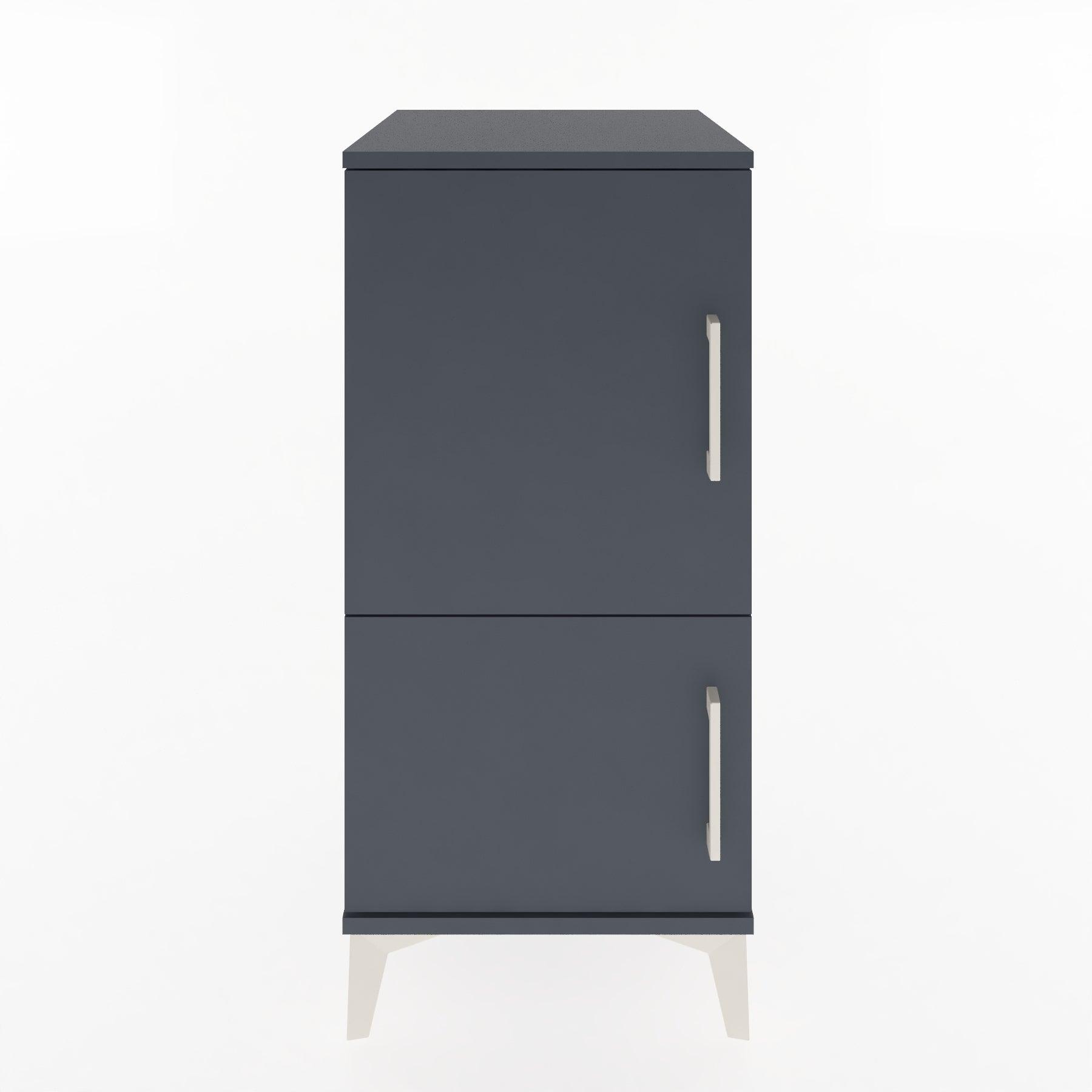 Woodntry Modular Nightstand Anthracite 44x44x84 cm with Lid K30-2