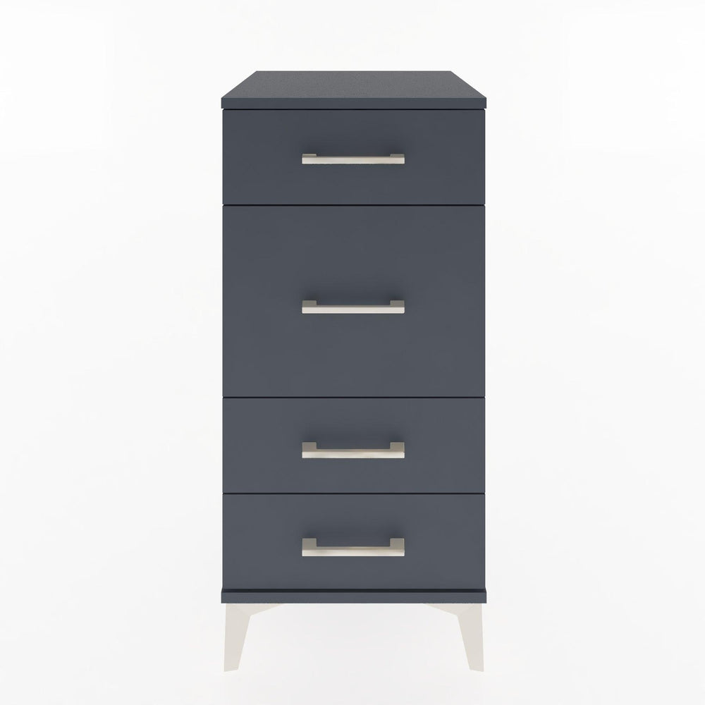 Woodntry Modular Nightstand Anthracite 44x44x84 cm Drawer C8-2
