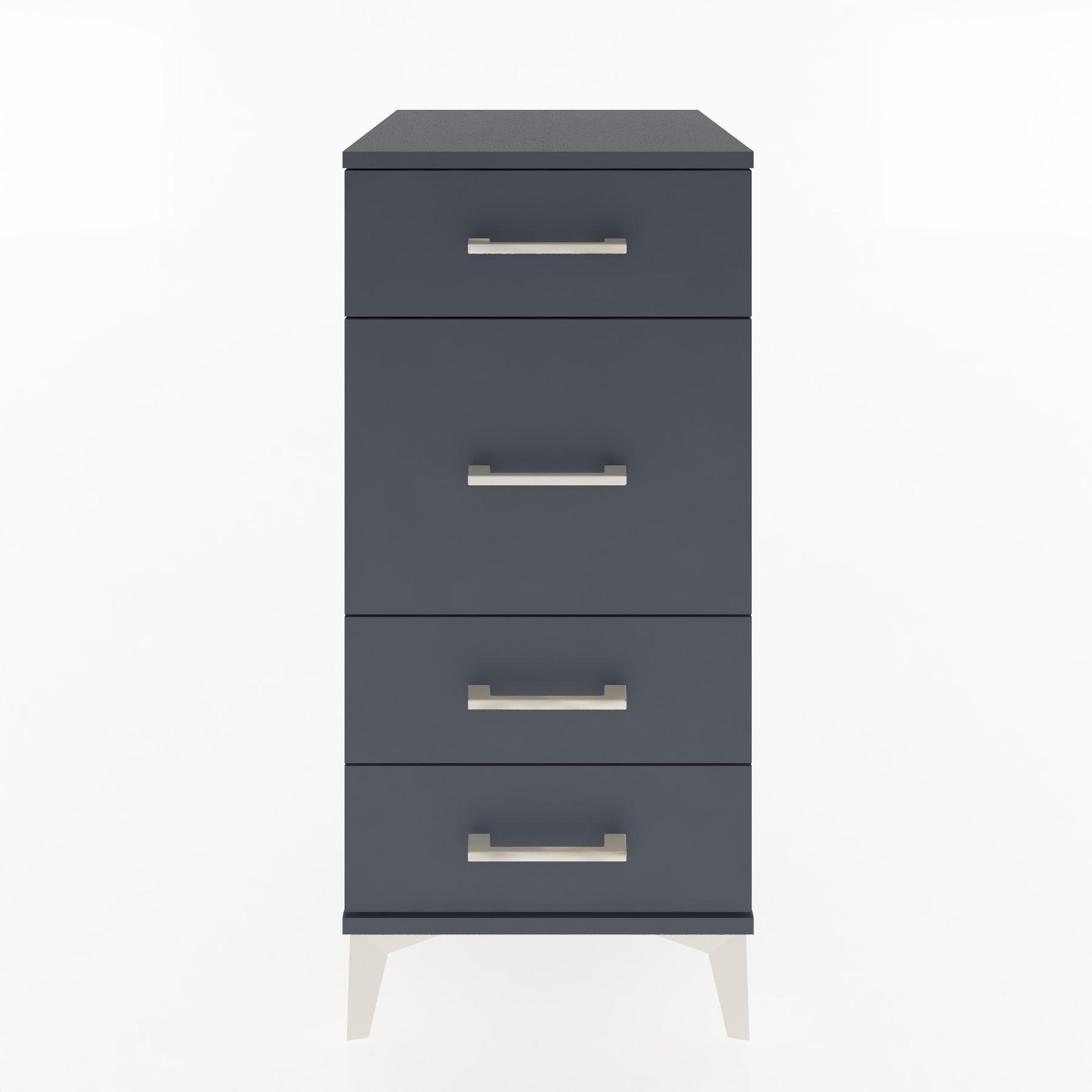 Woodntry Modular Nightstand Anthracite 44x44x84 cm Drawer C8-2