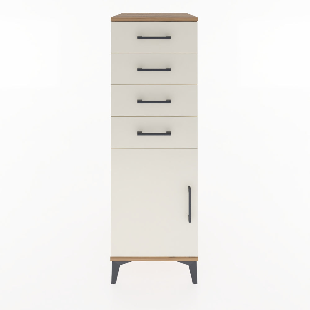 Woodntry Modular Cabinet Pine 44x59x122 cm with Doors and Drawers KC58-3