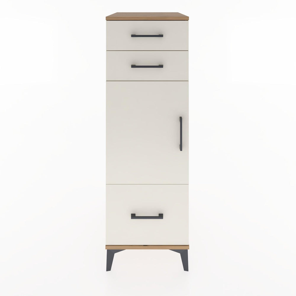 Woodntry Modular Cabinet Pine 44x30x122 cm with Doors and Drawers KC8-3
