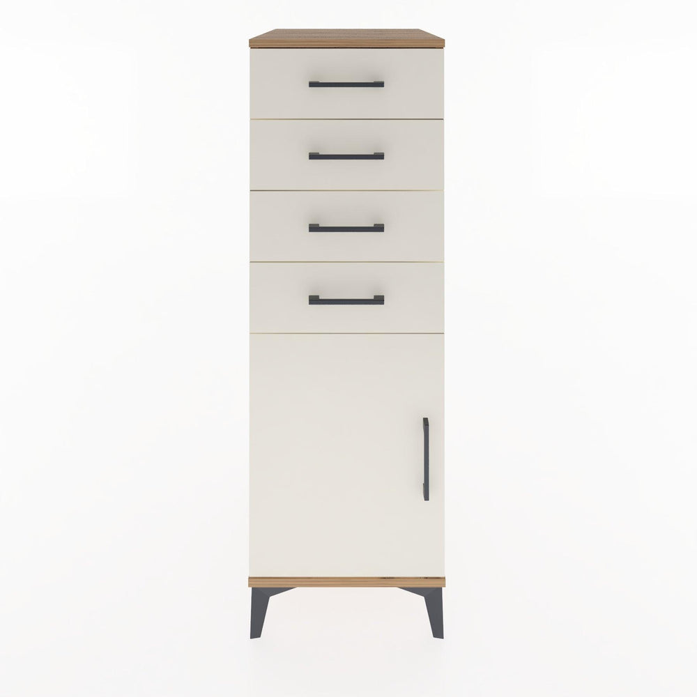 Woodntry Modular Cabinet Pine 44x30x122 cm with Doors and Drawers KC58-3