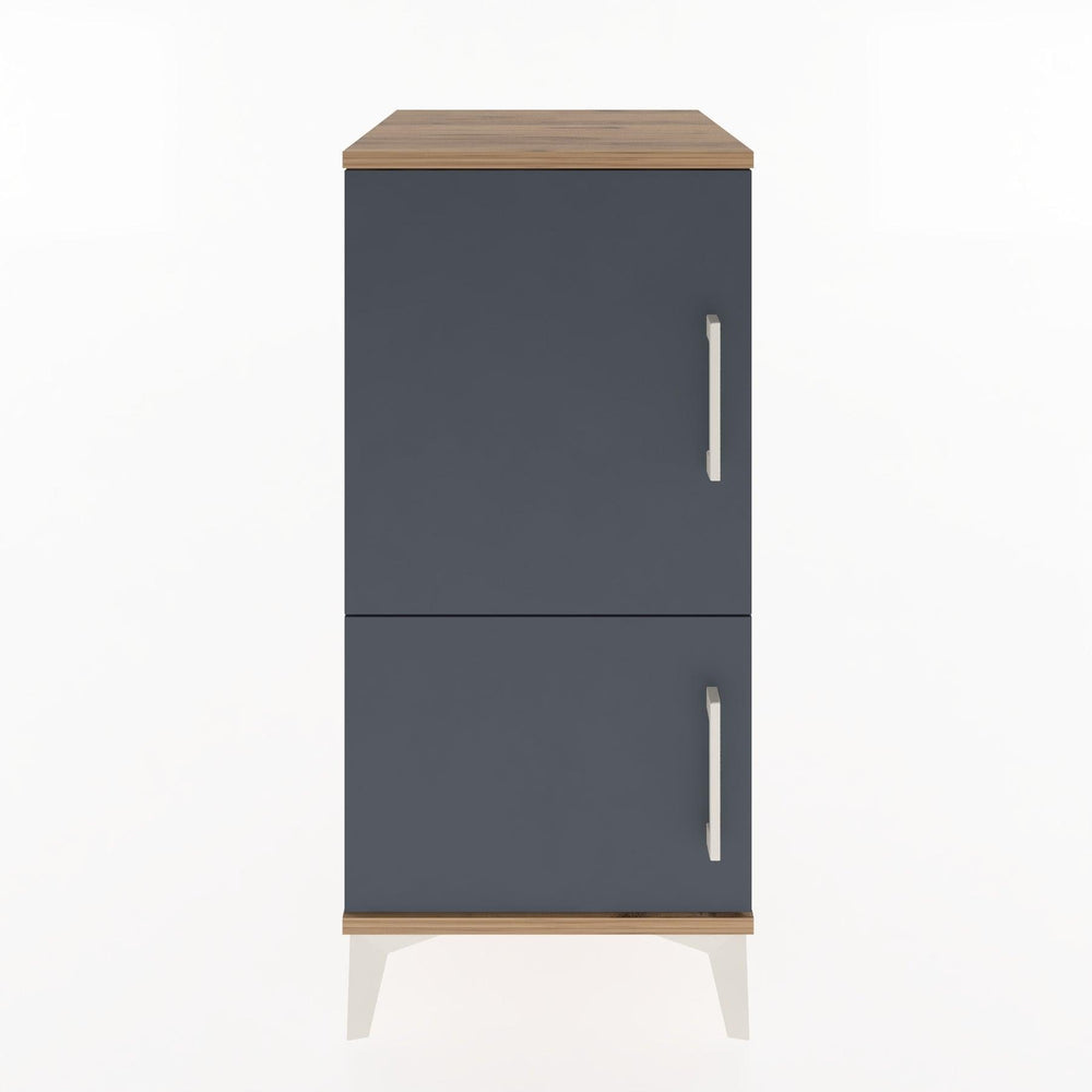 Woodntry Modular Nightstand Pine 44x44x84 cm With Cover K30-3