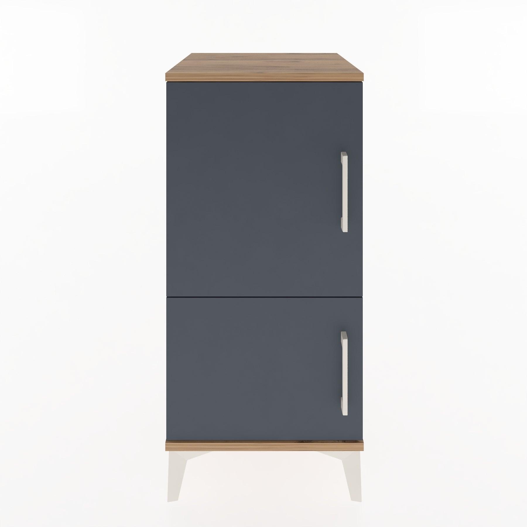 Woodntry Modular Nightstand Pine 44x44x84 cm With Cover K30-3