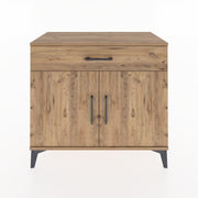 Woodntry Modüler Şifonyer Çam 88x44x68 cm Kapaklı ve Çekmeceli KC8-3