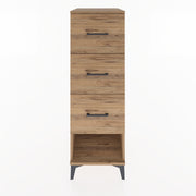 Woodntry Modüler Dolap Çam 44x30x122 cm Çekmeceli ve Raflı CR108-3