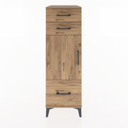 Woodntry Modular Cabinet Pine 44x30x122 cm with Doors and Drawers KC8-3
