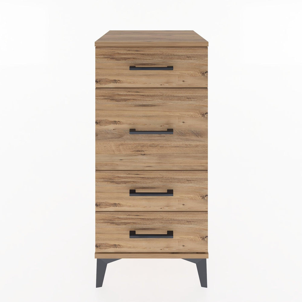 Woodntry Modular Nightstand Pine 44x44x84 cm Drawer C8-3