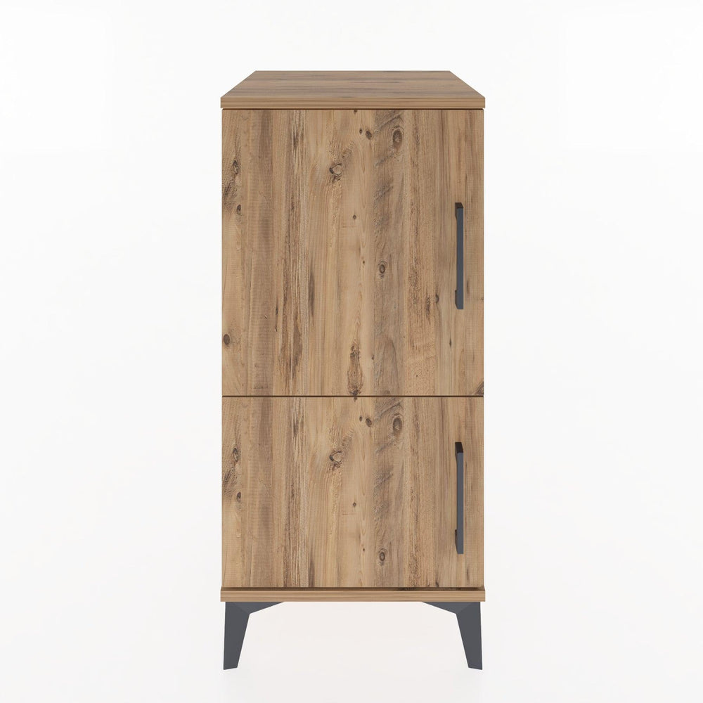 Woodntry Modular Nightstand Pine 44x44x84 cm With Cover K30-3