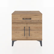 Woodntry Modular Nightstand Pine 60x30x52 cm with Cover and Drawer KC8-3