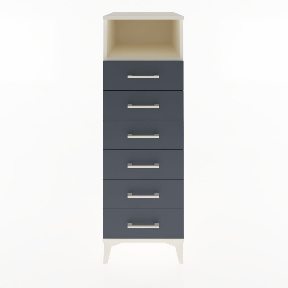 Woodntry Modular Cabinet Moonstone 44x59x122 cm with Drawers and Shelves CR59-1