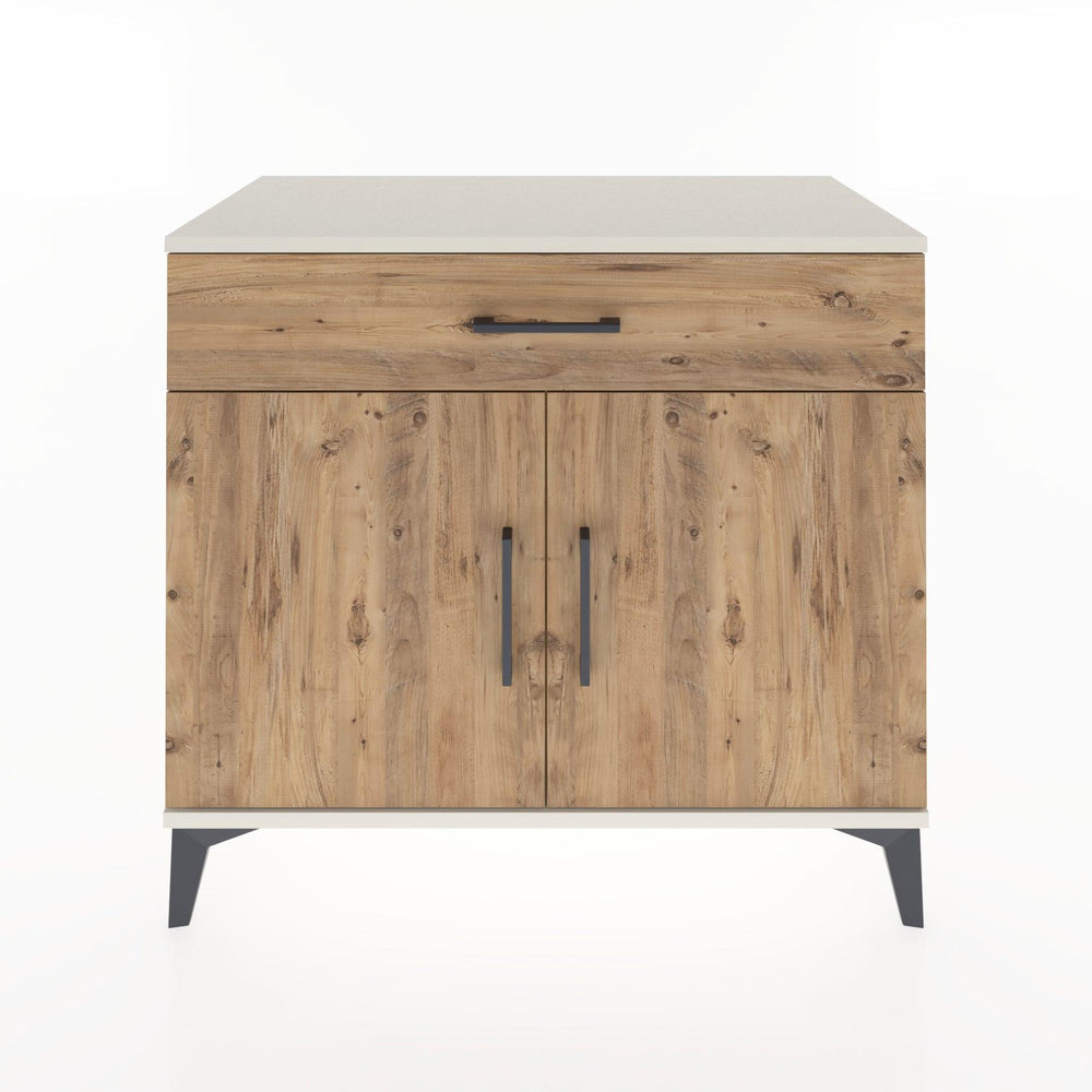 Woodntry Modular Dresser Moonstone 88x44x68 cm with Cover and Drawer KC9-1