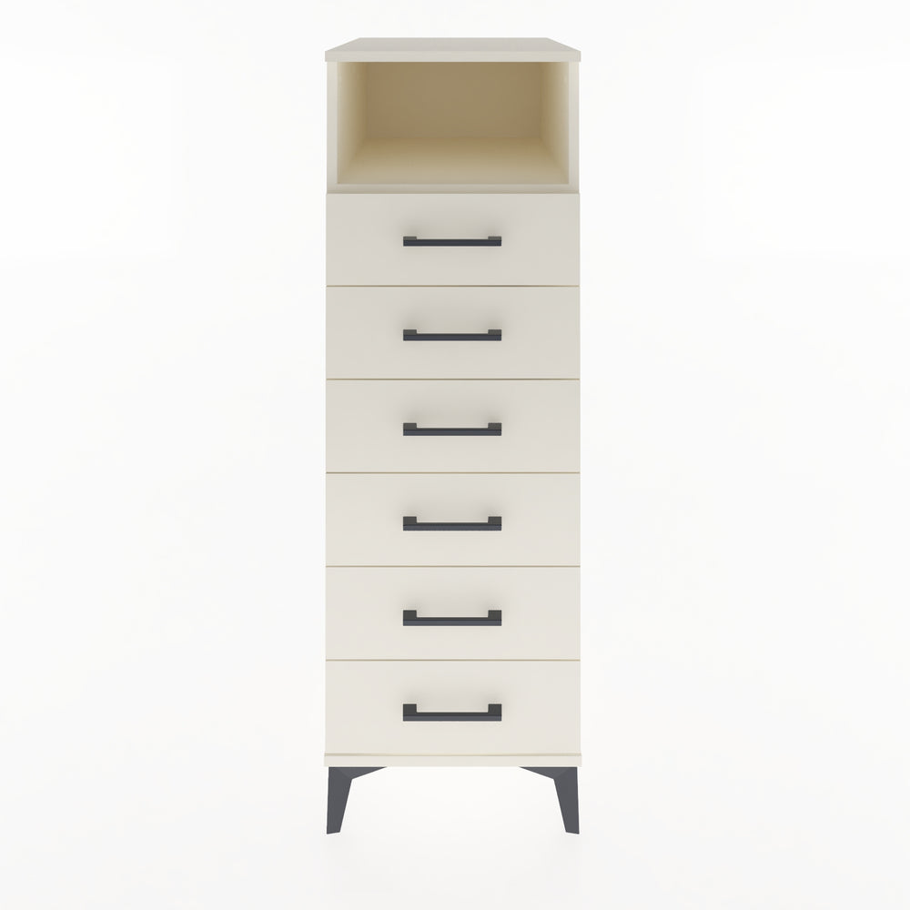 Woodntry Modular Cabinet Moonstone 44x59x122 cm with Drawers and Shelves CR59-1