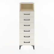 Woodntry Modular Cabinet Moonstone 44x30x122 cm with Drawers and Shelves CR59-1