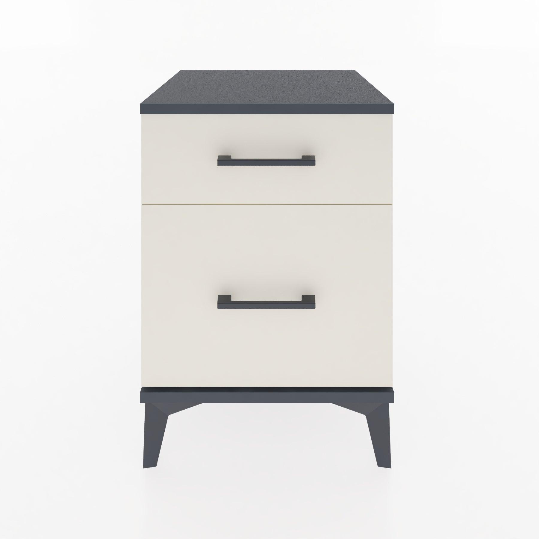 Woodntry Modular Nightstand Anthracite 44x44x52 cm Drawer C9-2