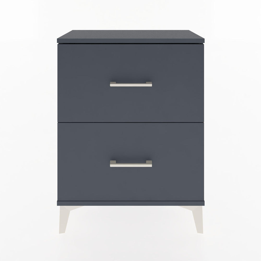Woodntry Modular Nightstand Anthracite 60x30x68 cm Drawer C9-2