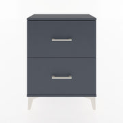 Woodntry Modular Nightstand Anthracite 60x30x68 cm Drawer C9-2