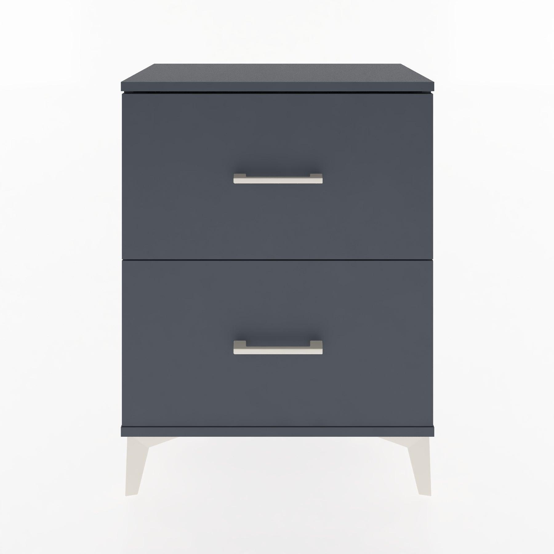 Woodntry Modular Nightstand Anthracite 60x30x68 cm Drawer C9-2