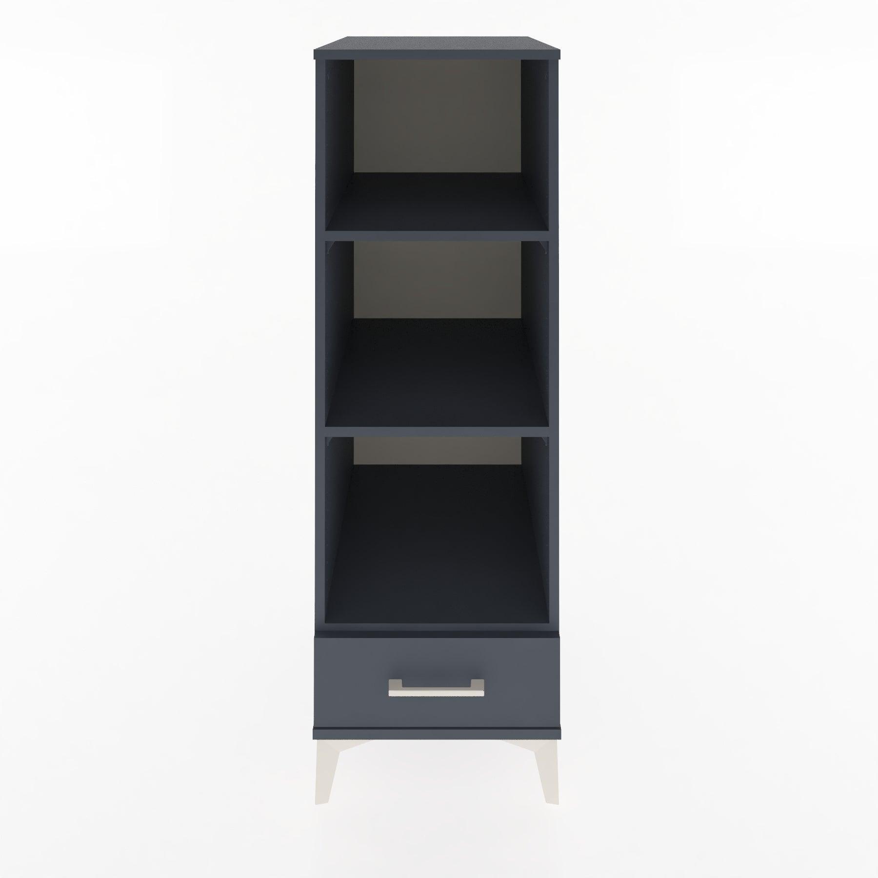 Woodntry Modular Cabinet Anthracite 44x30x122 cm with Drawers and Shelves CR109-2