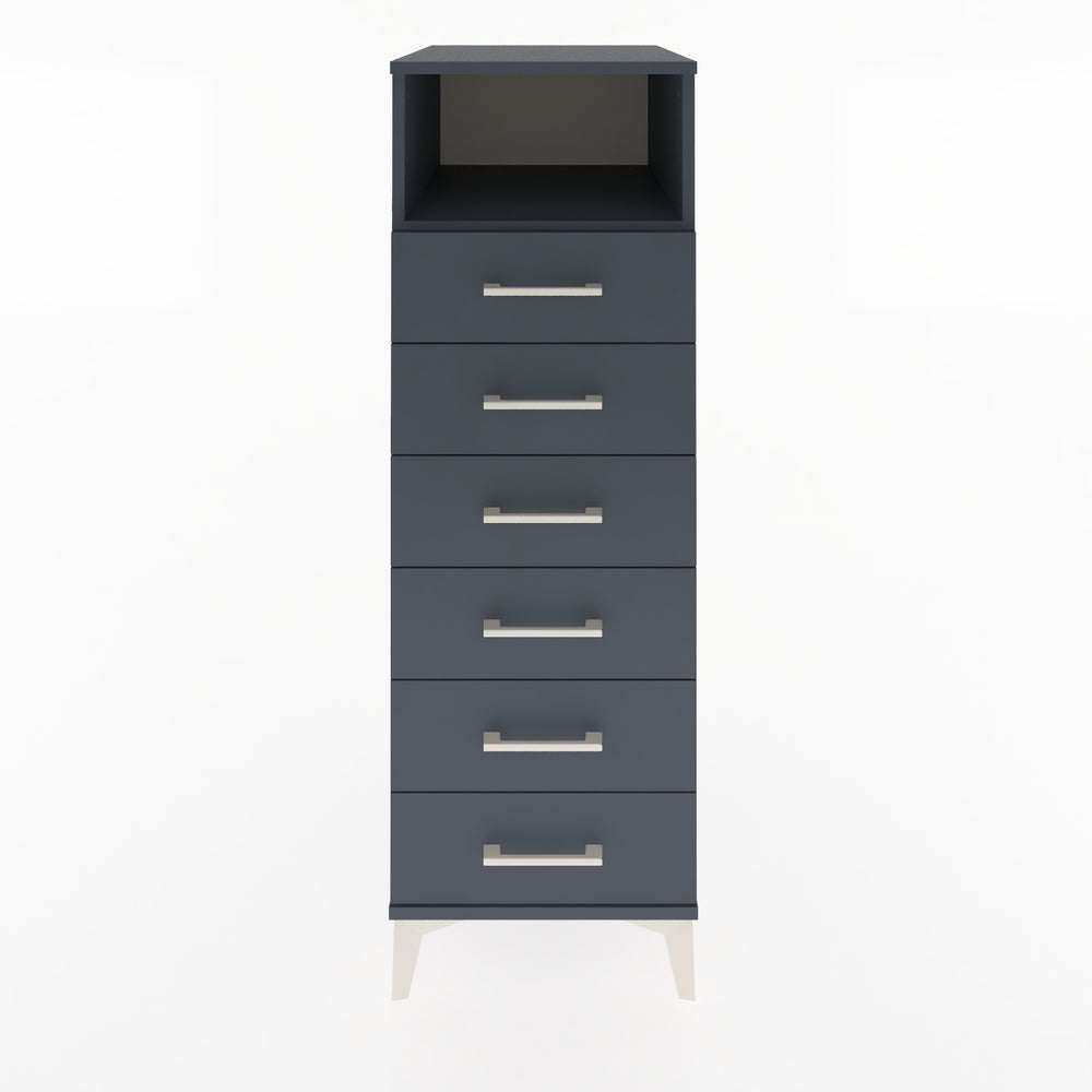 Woodntry Modular Cabinet Anthracite 44x59x122 cm with Drawers and Shelves CR59-2