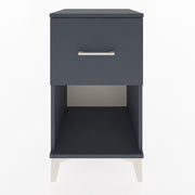 Woodntry Modular Nightstand Anthracite 44x44x68 cm with Drawers and Shelves CR9-2