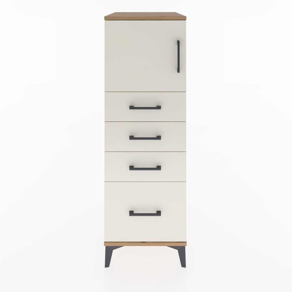 Woodntry Modular Cabinet Pine 44x30x122 cm with Doors and Drawers KC9-3