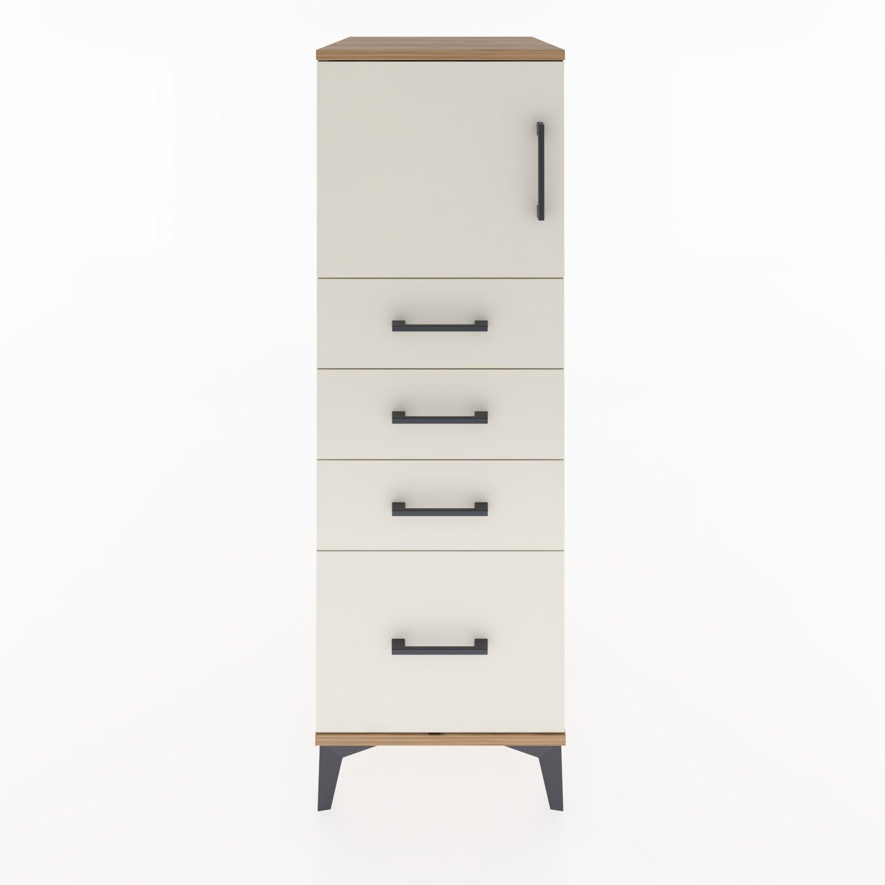 Woodntry Modular Cabinet Pine 44x59x122 cm with Doors and Drawers KC9-3