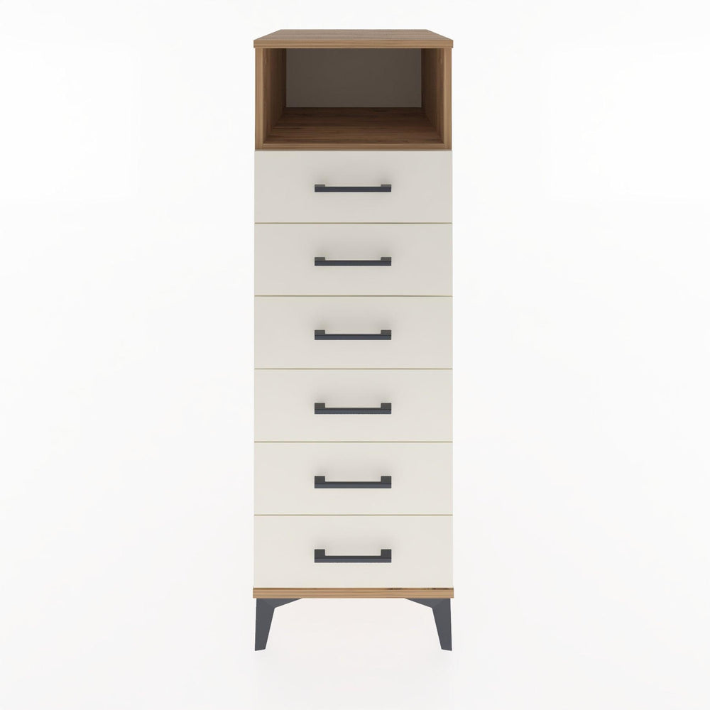 Woodntry Modular Cabinet Pine 44x30x122 cm with Drawers and Shelves CR59-3