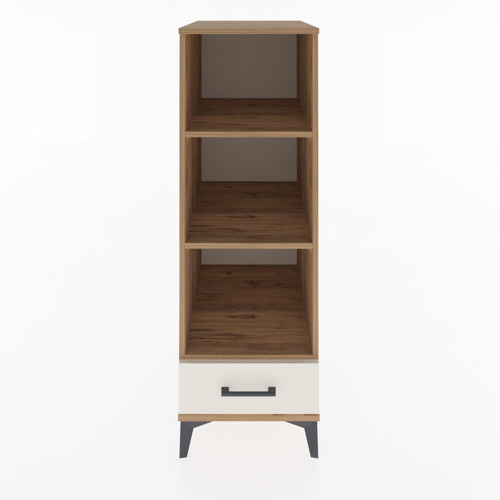 Woodntry Modüler Dolap Çam 44x59x122 cm Çekmeceli ve Raflı CR109-3