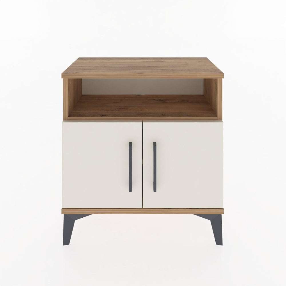 Woodntry Modular Nightstand Pine 60x30x52 cm with Cover and Shelf KR9-3