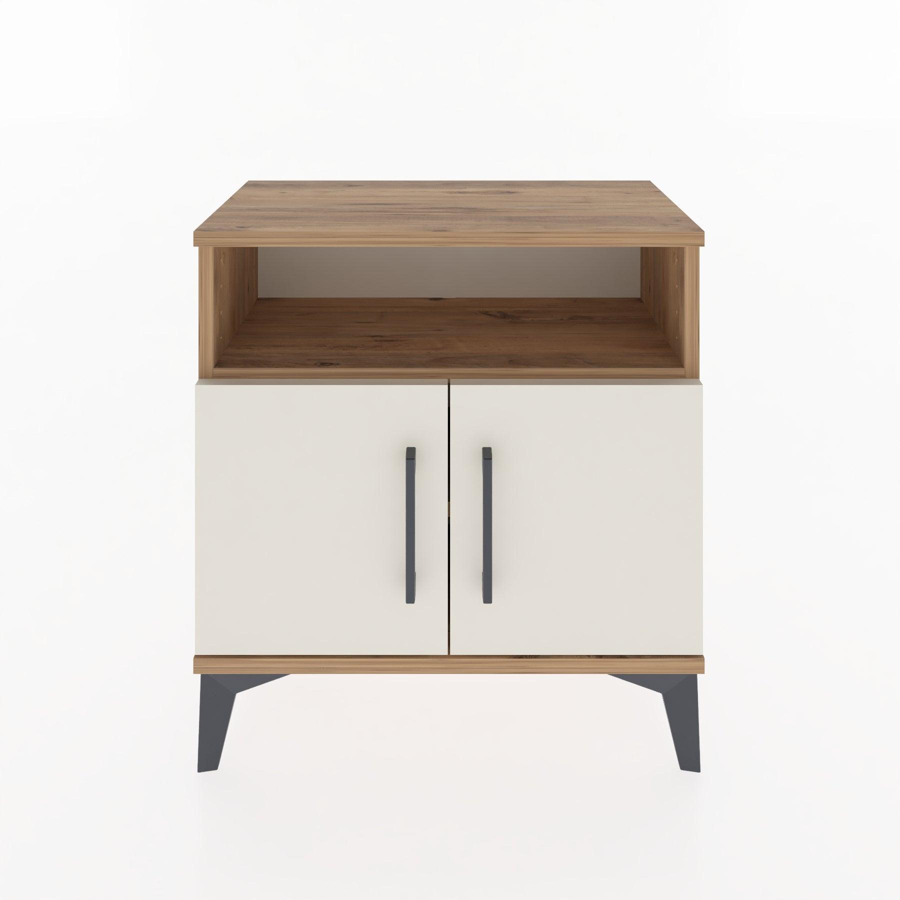 Woodntry Modular Nightstand Pine 60x30x52 cm with Cover and Shelf KR9-3