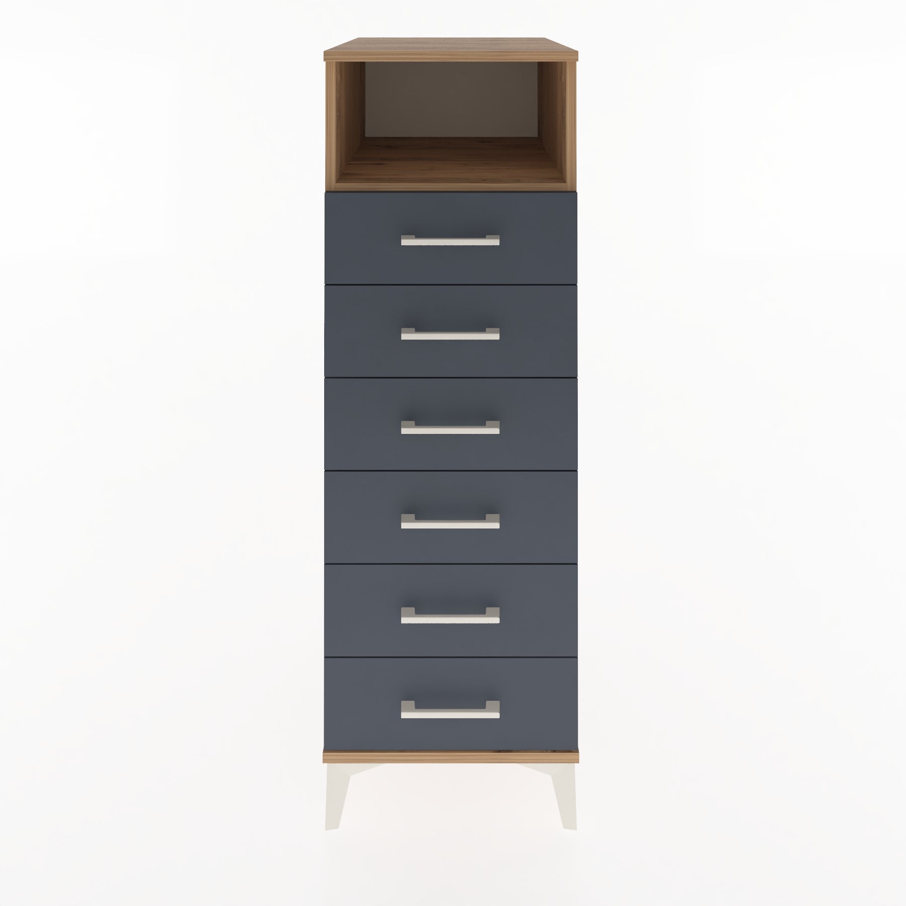 Woodntry Modular Cabinet Pine 44x59x122 cm with Drawers and Shelves CR59-3
