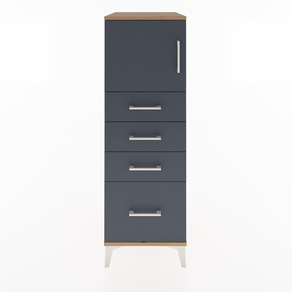 Woodntry Modular Cabinet Pine 44x30x122 cm with Doors and Drawers KC9-3