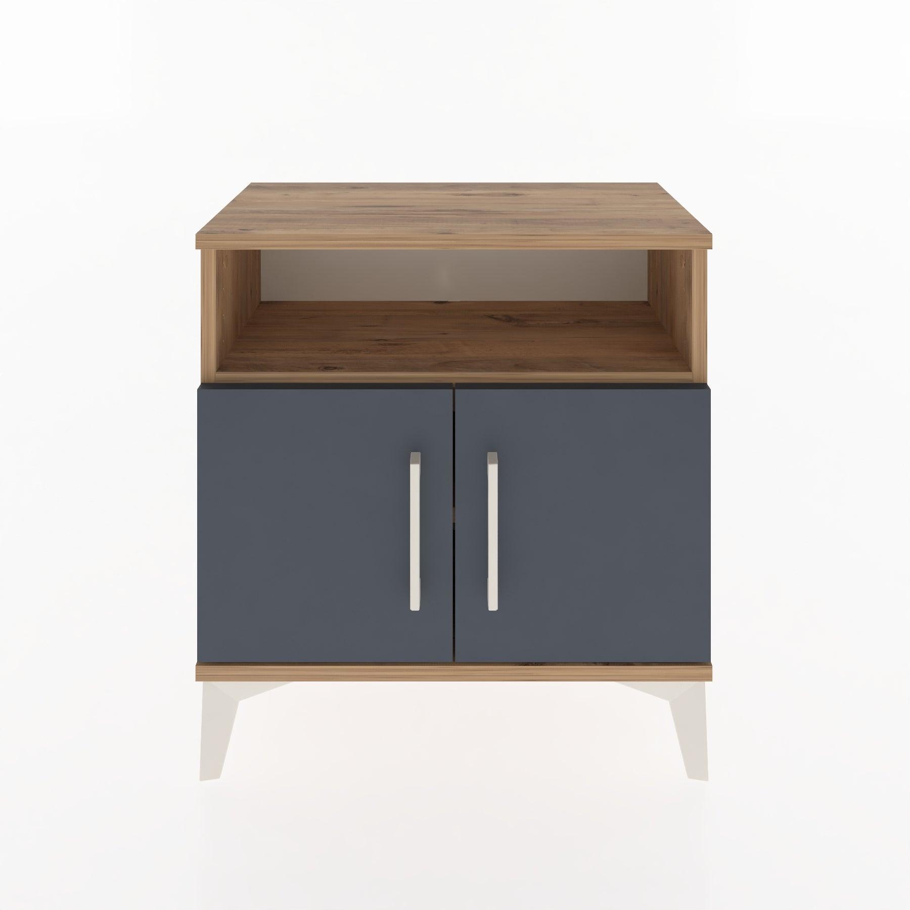 Woodntry Modular Nightstand Pine 60x30x52 cm with Cover and Shelf KR9-3