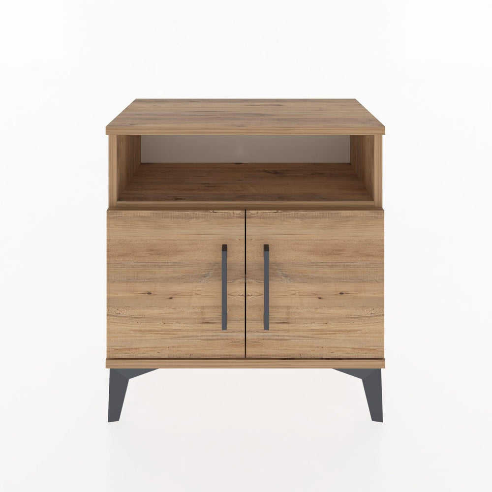 Woodntry Modular Nightstand Pine 60x30x52 cm with Cover and Shelf KR9-3