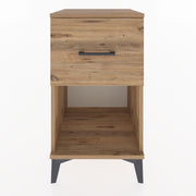 Woodntry Modular Nightstand Pine 44x44x68 cm with Drawers and Shelves CR9-3