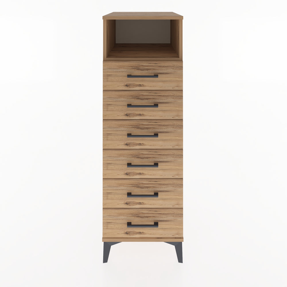 Woodntry Modular Cabinet Pine 44x59x122 cm with Drawers and Shelves CR59-3