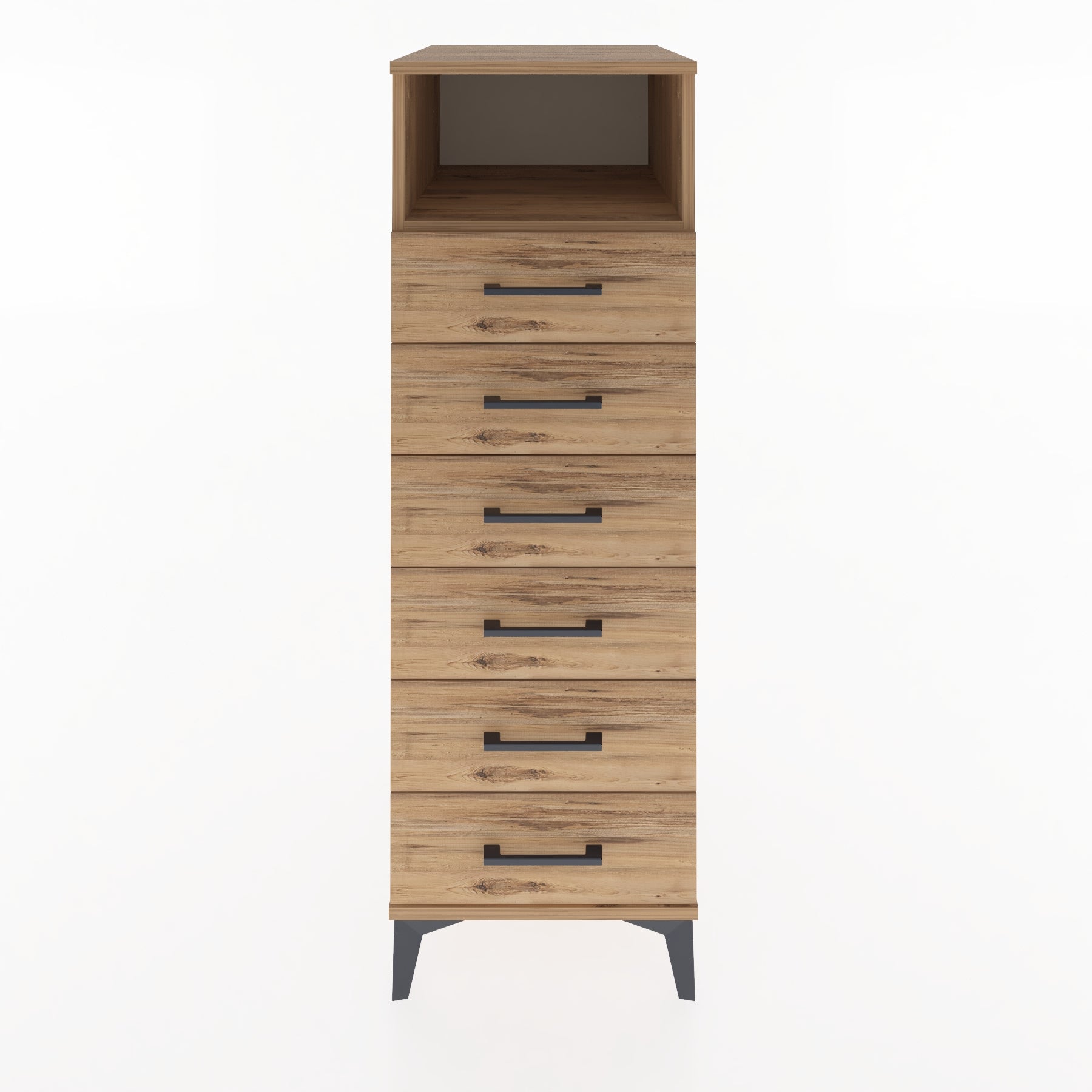 Woodntry Modular Cabinet Pine 44x59x122 cm with Drawers and Shelves CR59-3