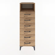 Woodntry Modular Cabinet Pine 44x30x122 cm with Drawers and Shelves CR59-3
