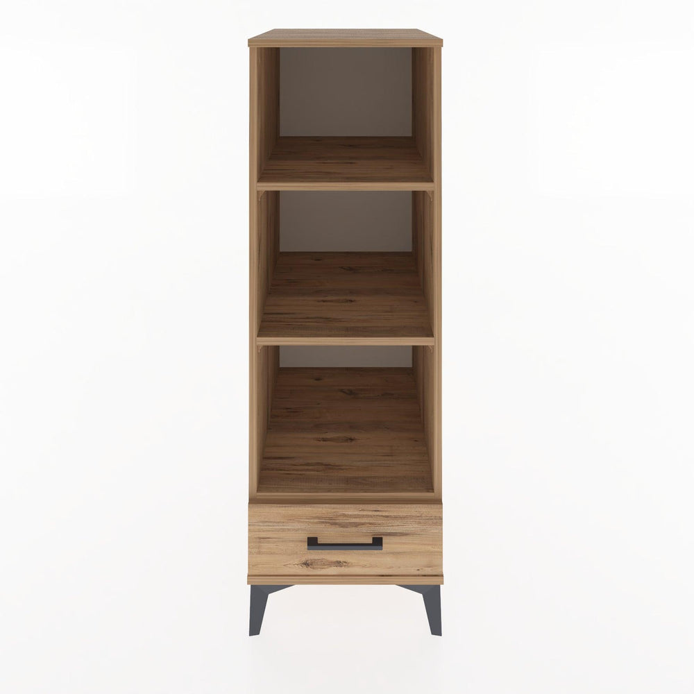 Woodntry Modular Cabinet Moonstone 44x59x122 cm with Drawers and Shelves CR109-1