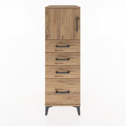 Woodntry Modular Cabinet Pine 44x59x122 cm with Doors and Drawers KC9-3