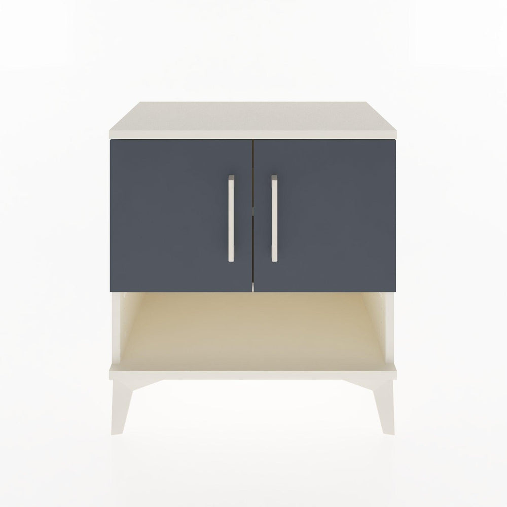 Woodntry Modular Nightstand Moonstone 60x30x52 cm with Cover and Shelf KR10-1