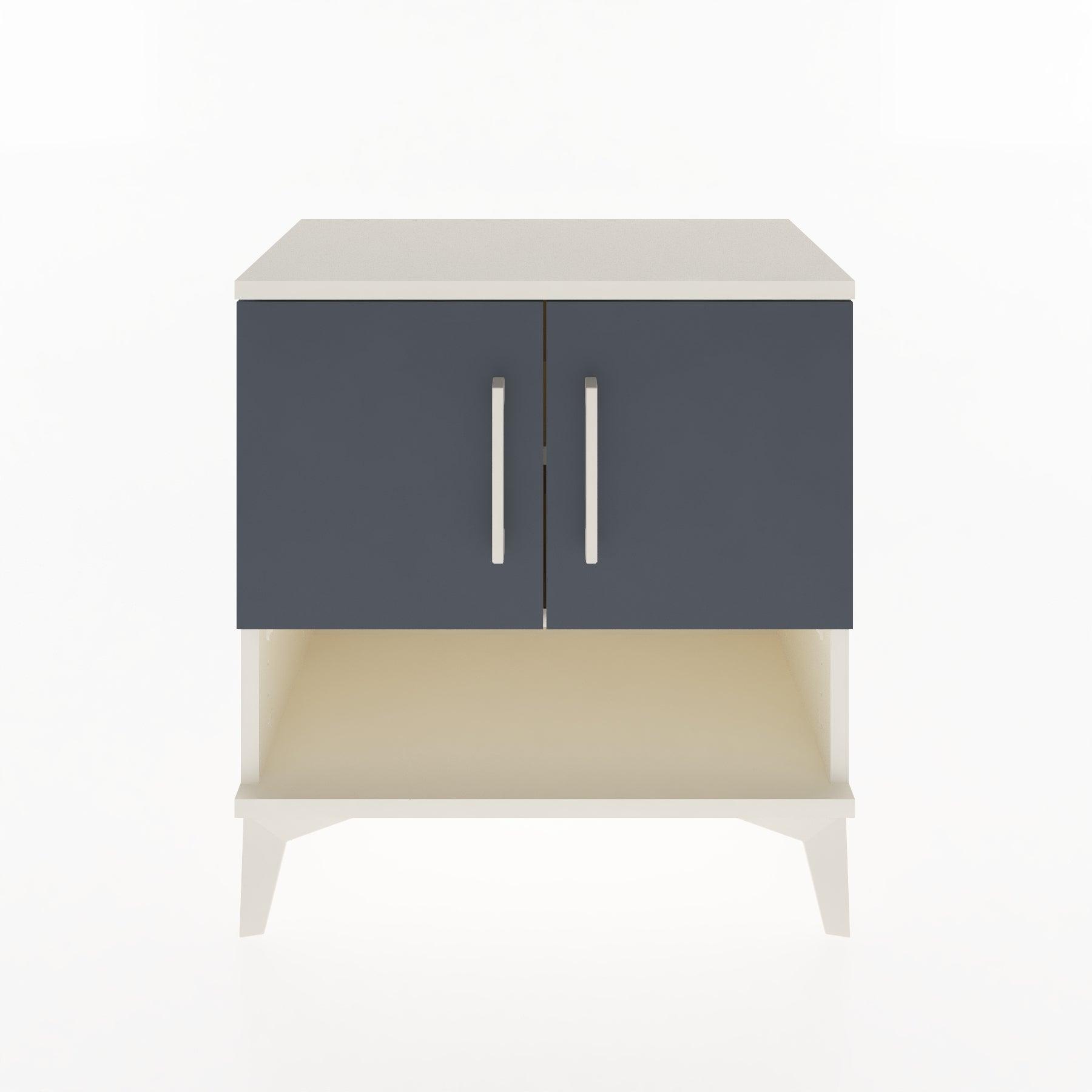 Woodntry Modular Nightstand Moonstone 60x30x52 cm with Cover and Shelf KR10-1