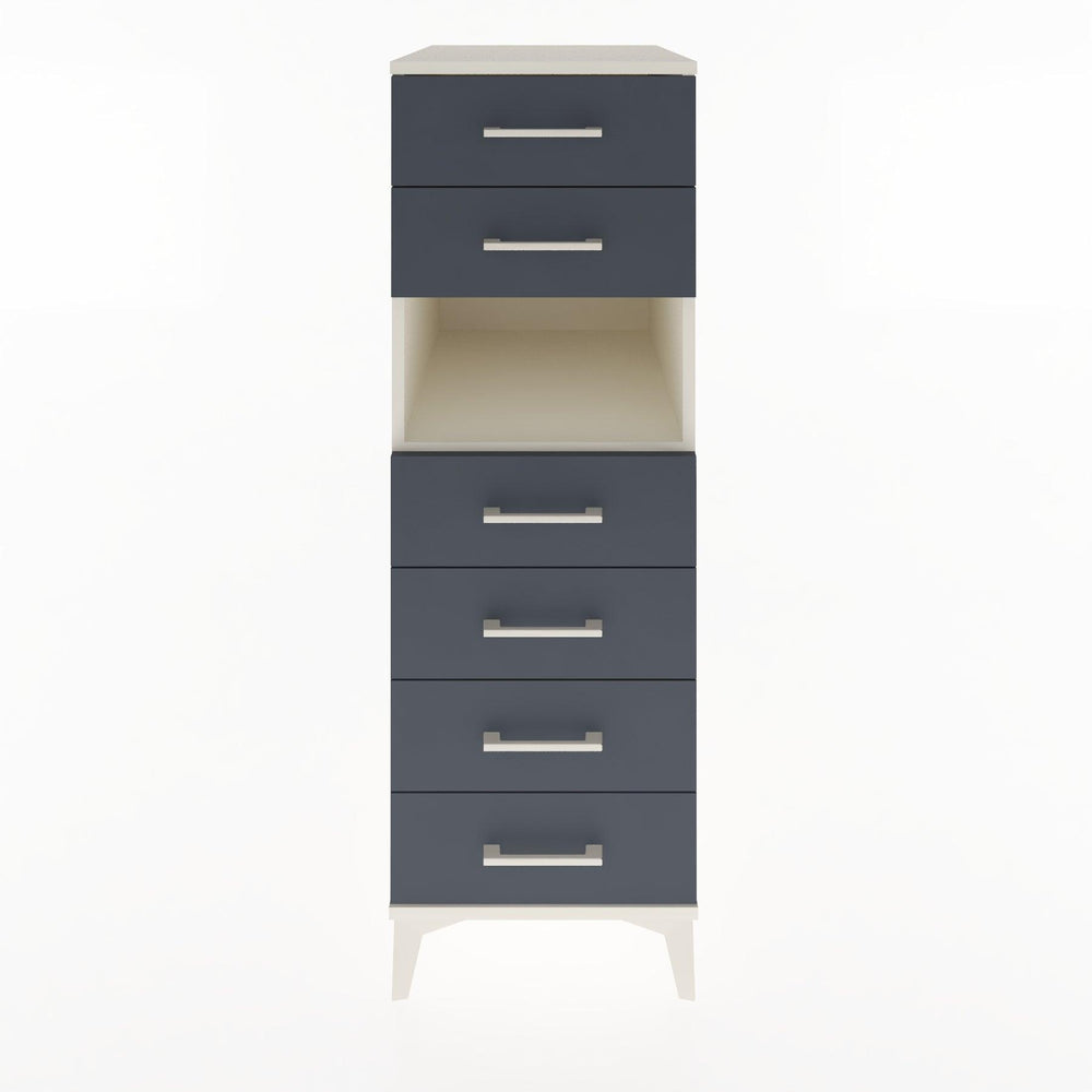 Woodntry Modüler Dolap Aytaşı 44x30x122 cm Çekmeceli ve Raflı CR60-1