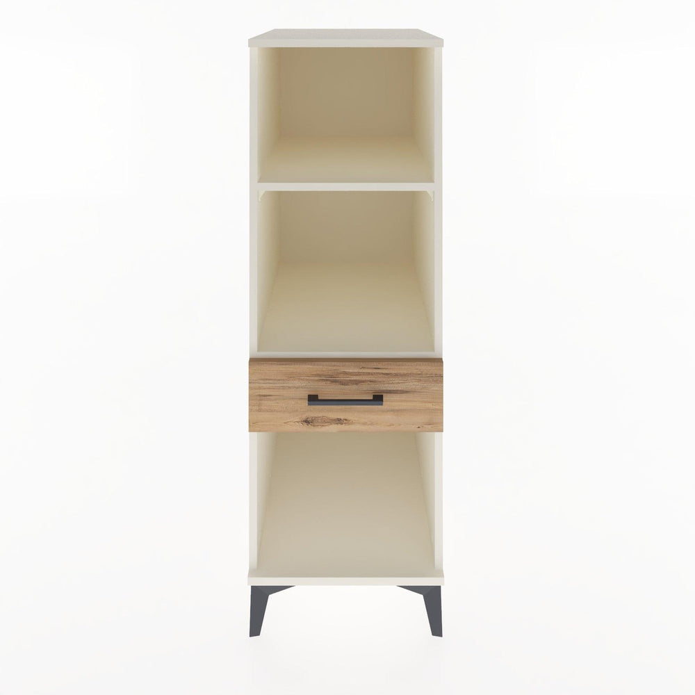 Woodntry Modüler Dolap Aytaşı 44x30x122 cm Çekmeceli ve Raflı CR110-1