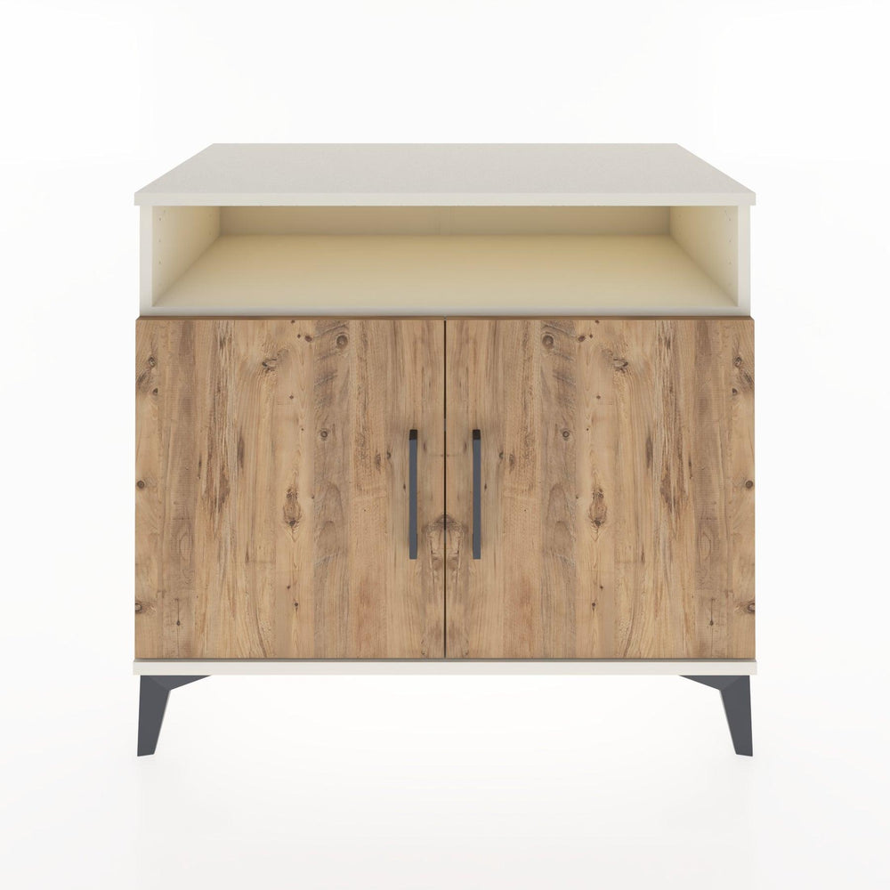 Woodntry Modular Dresser Moonstone 88x44x68 cm with Cover and Shelf KR10-1