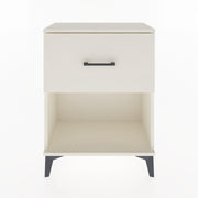 Woodntry Modular Nightstand Moonstone 60x30x68 cm with Drawer and Shelf CR10-1