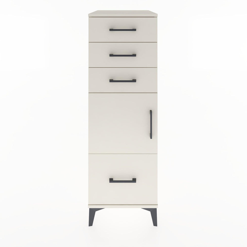 Woodntry Modular Cabinet Moonstone 44x30x122 cm with Doors and Drawers KC10-1