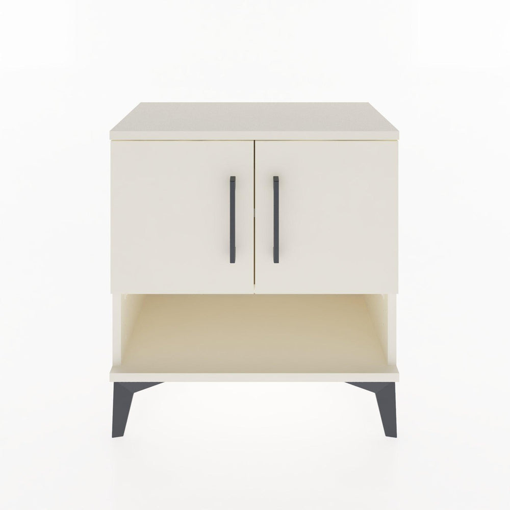 Woodntry Modular Nightstand Moonstone 60x30x52 cm with Cover and Shelf KR10-1